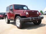 2007 Red Rock Crystal Pearl Jeep Wrangler Sahara 4x4 #50037503
