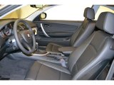 2012 BMW 1 Series 128i Coupe Black Interior
