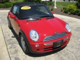 2008 Chili Red Mini Cooper Convertible #50037564