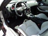 2009 Nissan 370Z Touring Coupe Gray Leather Interior