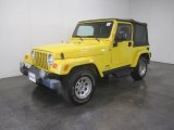 2004 Solar Yellow Jeep Wrangler X 4x4 #50037423