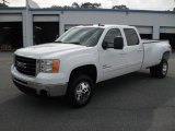 2010 Summit White GMC Sierra 3500HD SLT Crew Cab 4x4 Dually #50037601