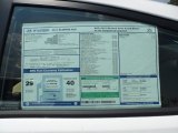 2011 Hyundai Elantra GLS Window Sticker