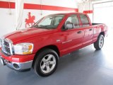 2006 Flame Red Dodge Ram 1500 SLT Quad Cab #50085401