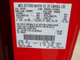 2003 F150 Color Code for Bright Red - Color Code: E4