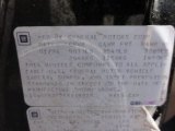 1994 Buick Roadmaster Estate Wagon Info Tag