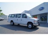 2010 Oxford White Ford E Series Van E350 XLT Passenger Extended #50085659