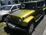 2008 Rescue Green Metallic Jeep Wrangler Unlimited Sahara 4x4 #50085853