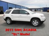 2011 White Diamond Tintcoat GMC Acadia SL #50086333