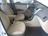 2012 Hyundai Accent GLS 4 Door Beige Interior