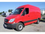 Flame Red Mercedes-Benz Sprinter in 2011