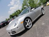 2005 Arctic Silver Metallic Porsche 911 Carrera Cabriolet #50150807