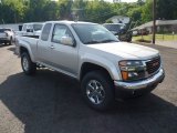 2011 Pure Silver Metallic GMC Canyon SLE Extended Cab 4x4 #50151233