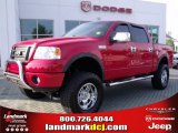 2008 Bright Red Ford F150 FX4 SuperCrew 4x4 #50191296