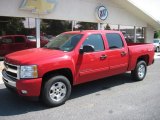 2011 Victory Red Chevrolet Silverado 1500 LT Crew Cab 4x4 #50191553