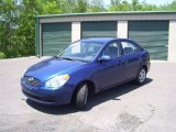 2009 Dark Sapphire Blue Hyundai Accent GLS 4 Door #50191199