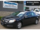 2008 Black Granite Metallic Chevrolet Malibu LS Sedan #50191334