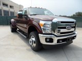 2011 Royal Red Metallic Ford F350 Super Duty Lariat Crew Cab 4x4 Dually #50191338