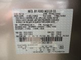 2010 Taurus Color Code for Gold Leaf Metallic - Color Code: UP