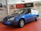 2005 French Blue Metallic Ford Focus ZX4 SE Sedan #50231415