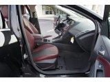 2012 Ford Focus Titanium Sedan Tuscany Red Leather Interior