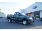 Forest Green Metallic Ford F150 in 2008