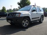 Avalanche White Nissan Xterra in 2008