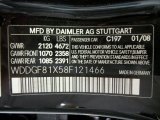 2008 C Color Code for Obsidian Black Metallic - Color Code: 197