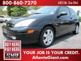 2001 Pitch Black Ford Focus ZX3 Coupe #50231476