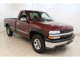 2000 Dark Carmine Red Metallic Chevrolet Silverado 1500 LS Regular Cab 4x4 #50231329