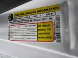 2011 Ford E Series Van E250 XL Cargo Info Tag