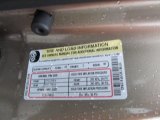 2005 Ford Ranger XLT SuperCab 4x4 Info Tag