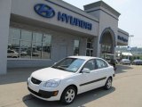 2007 White Kia Rio LX Sedan #50268136