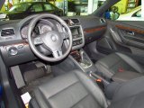 2012 Volkswagen Eos Lux Titan Black Interior