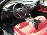 2010 BMW 3 Series 335i xDrive Coupe Coral Red/Black Dakota Leather Interior