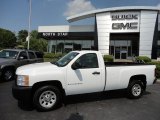 2008 Summit White Chevrolet Silverado 1500 Work Truck Regular Cab #50268203