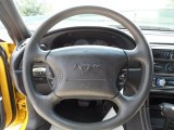 1999 Ford Mustang V6 Coupe Steering Wheel