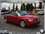 2006 Amulet Red Audi A4 1.8T Cabriolet #50268254