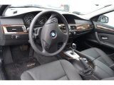 2010 BMW 5 Series 535i Sedan Black Interior