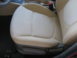 2012 Hyundai Accent GLS 4 Door Beige Interior