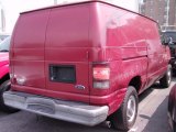 2002 Ford E Series Van Toreador Red Metallic