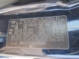 2009 Sorento Color Code for Midnight Blue - Color Code: QG