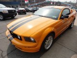 Grabber Orange Ford Mustang in 2007