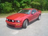 2008 Dark Candy Apple Red Ford Mustang V6 Premium Coupe #50329870