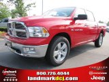 2011 Flame Red Dodge Ram 1500 Big Horn Crew Cab 4x4 #50329554