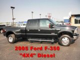 2005 Black Ford F350 Super Duty Lariat Crew Cab 4x4 Dually #50330032