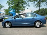 2009 Atomic Blue Metallic Honda Civic DX-VP Sedan #50330052
