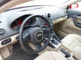 2008 Audi A3 2.0T Beige Interior