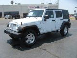 2011 Bright White Jeep Wrangler Unlimited Sport 4x4 #50380535