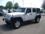 Stone White Jeep Wrangler Unlimited in 2009